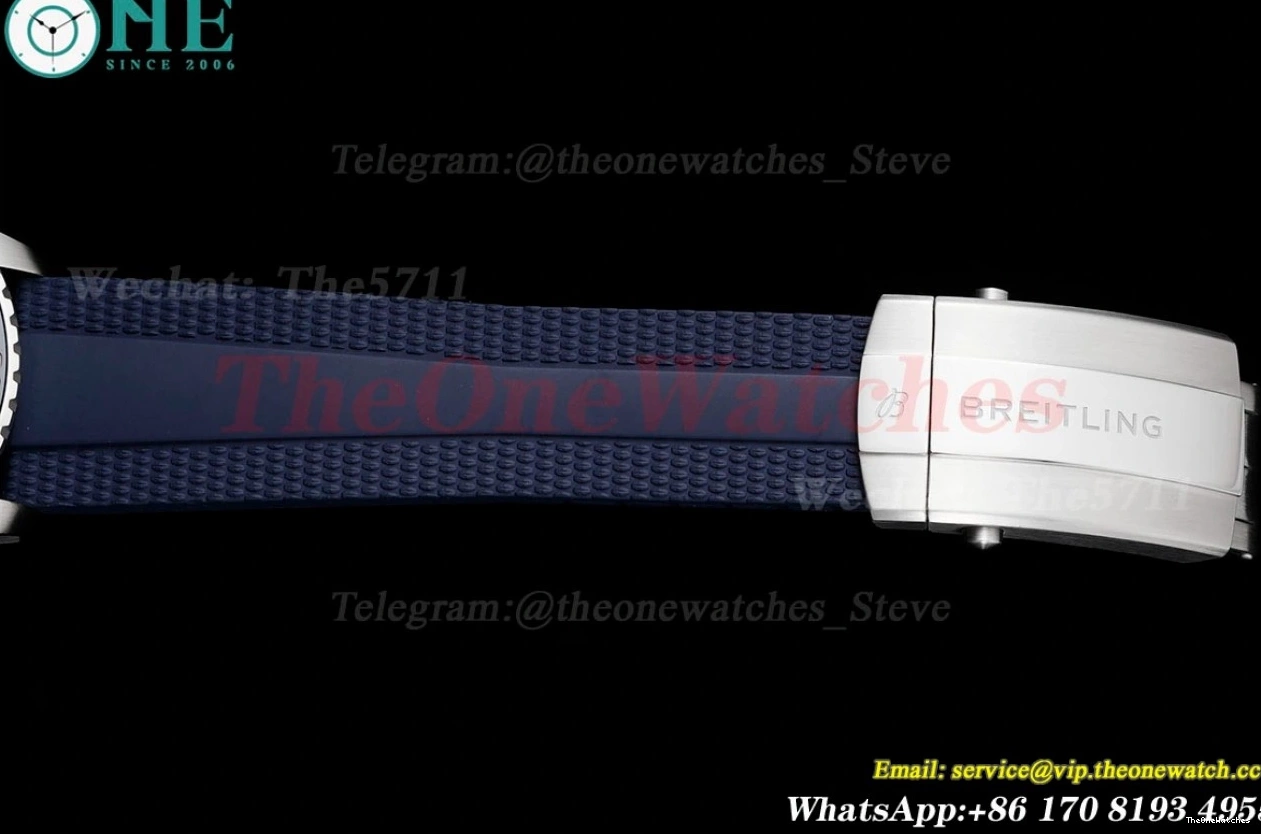 White Bezel Dial SS BLSF RU Blue Superocean 42mm A2824 0519